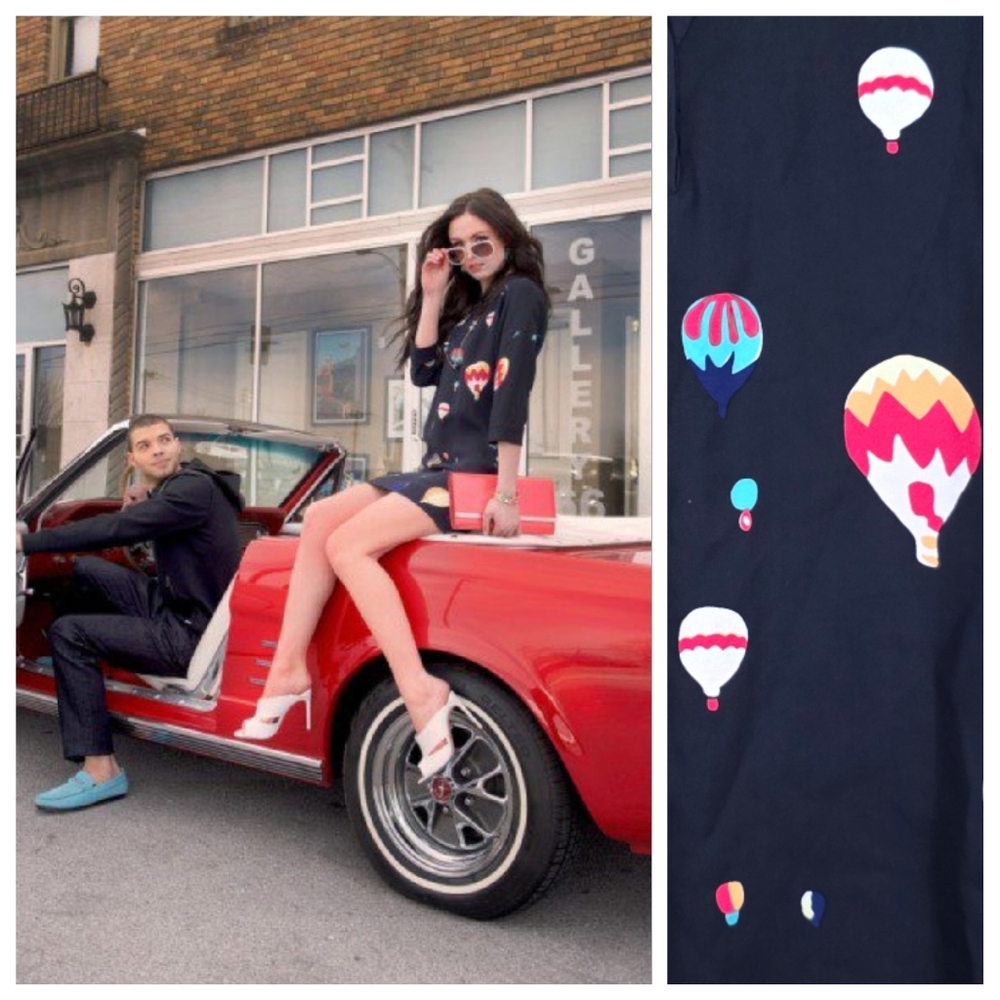 Kate Spade Hot Air Balloon Printed Dress